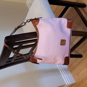 Rare Soft Pink Dooney & Bourke Hobo Handbag